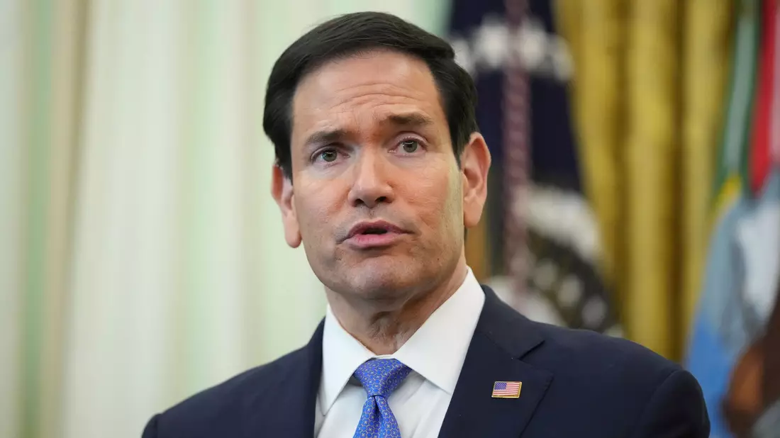 US-Außenminister Marco Rubio vergleicht die Straße von Hormus mit einer «wirtschaftlichen Atomwaffe». (Archivbild) - Bild: Mark Schiefelbein/AP/dpa