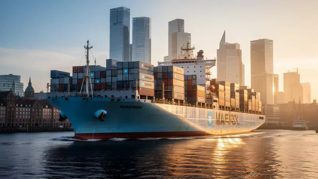 OMX Copenhagen: Maersk treibt Index auf 2.422 - Bild: über boerse-global.de