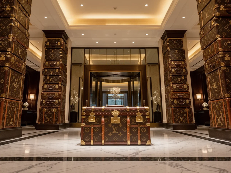 Louis Vuitton feiert 130 Jahre Monogramm mit Pop-up-Hotel in London - Foto: über boerse-global.de