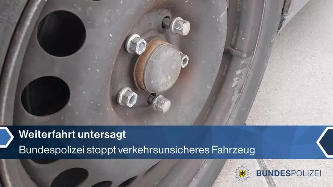BPOLI LUD: Mit verkehrsunsicherem Fahrzeug und ohne Führerschein - Bild: presseportal.de