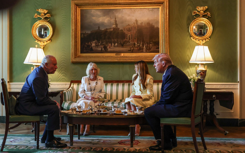 Charles spricht am heutigen Dienstag zum US-Kongress. - Foto: Suzanne Plunkett/PA Wire/dpa