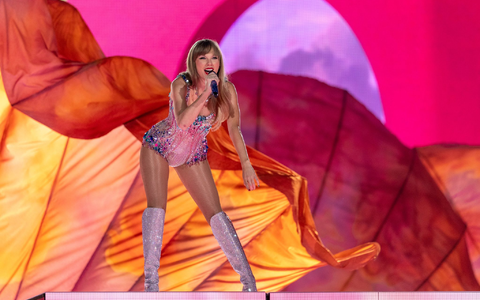 Taylor Swift bei ihrer «Eras»-Tour - hier in Las Vegas. (Archivbild) - Foto: Daniel Deslover/Zuma Press/dpa