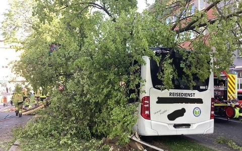 FW-GE: Busunfall mit mehreren Verletzten - Foto: presseportal.de