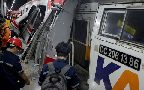 Das Unglück ereignete sich in der Nähe von Jakarta. - Foto: B. Nugraha/XinHua/dpa
