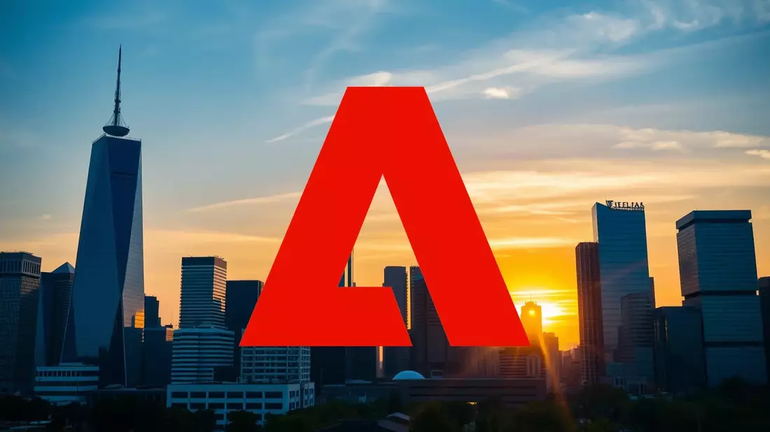 Adobe: El asistente Firefly y un cheque de 25.000 millones para reconquistar al mercado Illustration mit AI erstellt übermittelt durch boerse-global.de