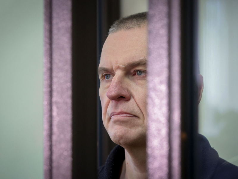 Der Journalist Andrzej Poczobut wurde nach fünf Jahren Haft in Belarus freigelassen. (Archivbild) - Foto: Leonid Shcheglov/Pool BelTA/AP/dpa