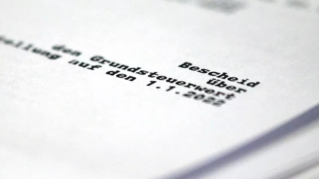 Grundsteuerbescheid (Archiv) - Bild: via dts Nachrichtenagentur