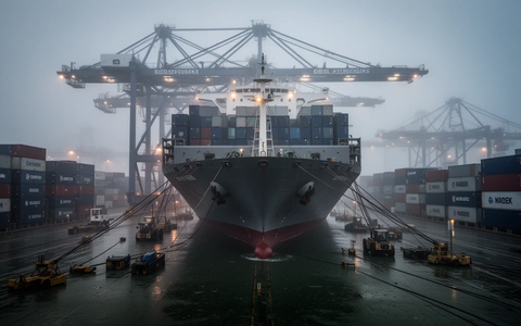 Deutscher Seehandel unter Druck: Zölle, Sanktionen und Sicherheitsrisiken belasten die Logistik - Foto: über boerse-global.de