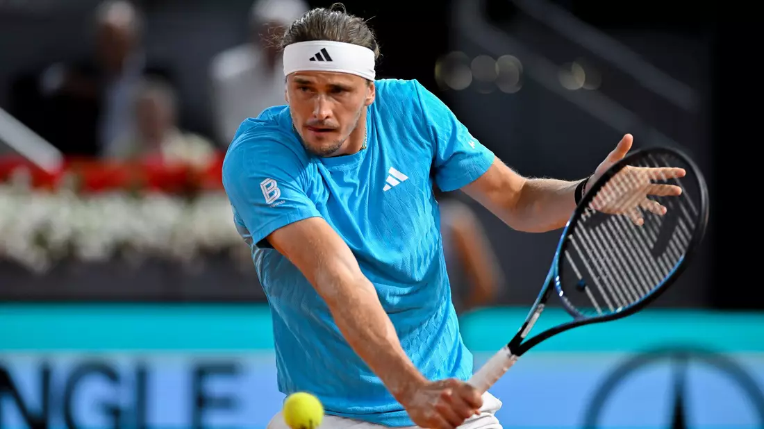 Alexander Zverev erreicht in Madrid das Viertelfinale. - Bild: Oscar Manuel Sanchez/ZUMA Press Wire/dpa