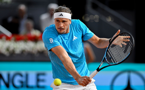 Alexander Zverev erreicht in Madrid das Viertelfinale. - Foto: Oscar Manuel Sanchez/ZUMA Press Wire/dpa