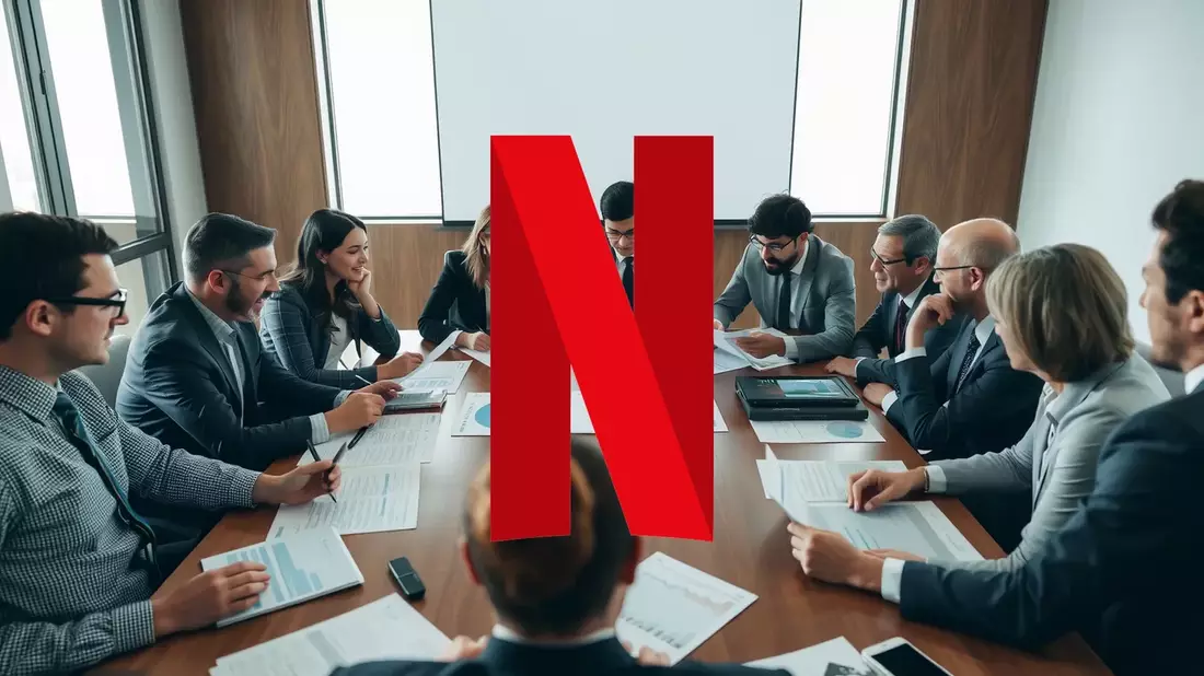 Netflix: 25.000 millones en recompras y la salida de un fundador marcan un punto de inflexión Illustration mit AI erstellt übermittelt durch boerse-global.de