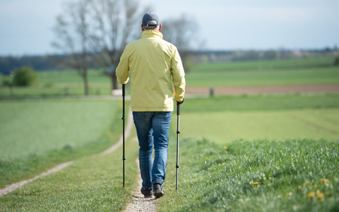 Mehr Halt bergauf und bergab - so bringen Wanderstöcke Sicherheit ins Gelände - Foto: presseportal.de