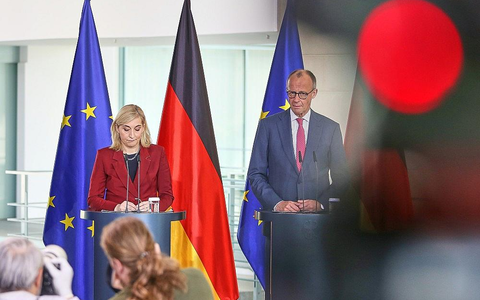 Nina Warken und Friedrich Merz am 29.04.2026 - Foto: via dts Nachrichtenagentur