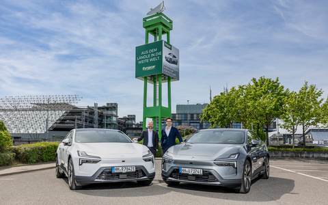 Vom Ländle in die Welt: Europcar setzt Wetterradarturm am Flughafen Stuttgart in Szene - Foto: presseportal.de