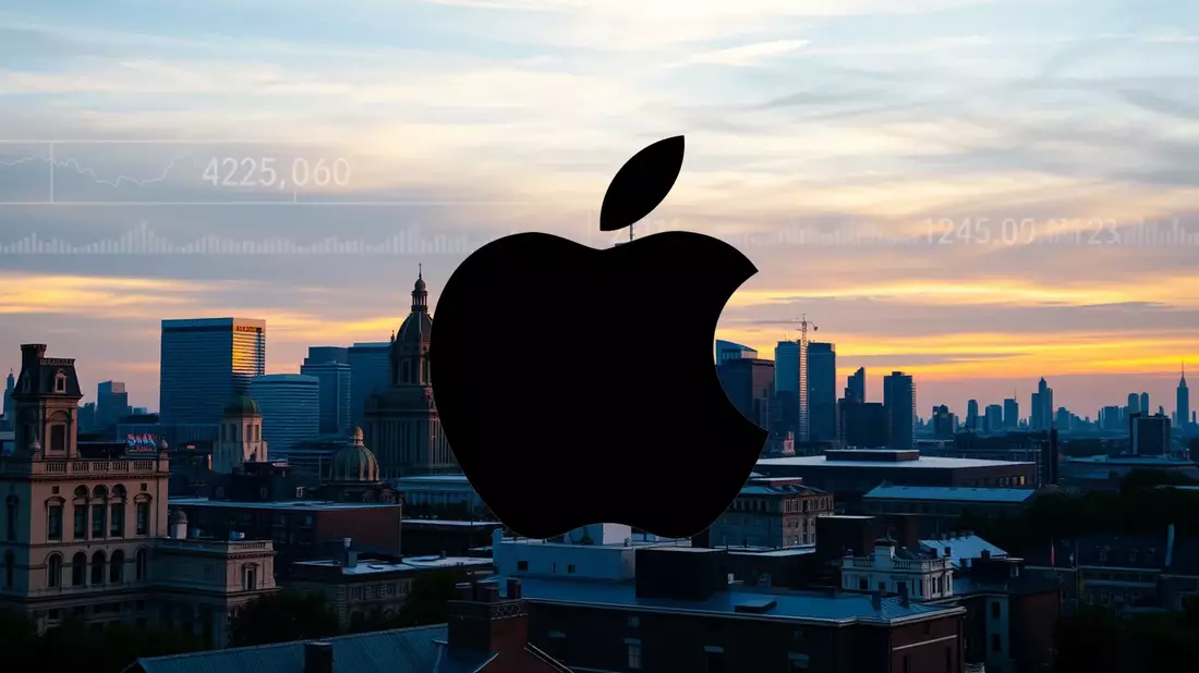 Apple encara su gran cita trimestral: crecimiento del 15%, la sombra de los aranceles y el adiós de Tim Cook Illustration mit AI erstellt übermittelt durch boerse-global.de
