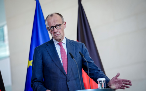 Merz wünscht sich ein gelingen der Koalition, garantieren will er es aber nicht. - Foto: Kay Nietfeld/dpa