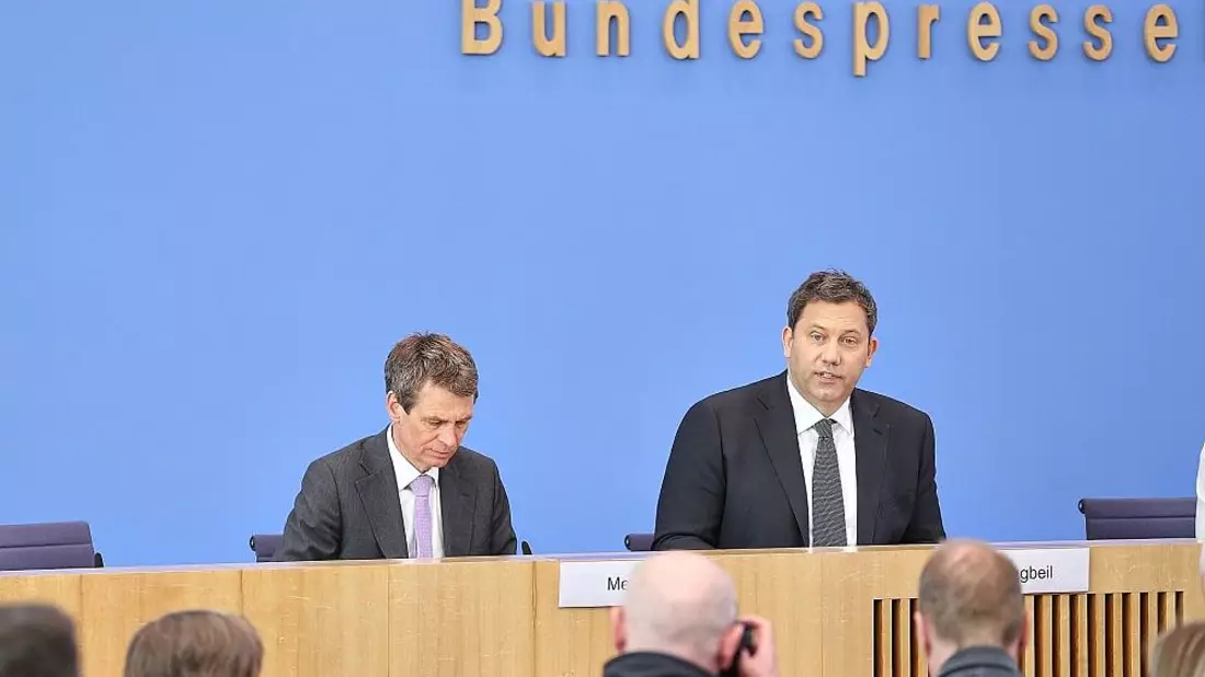 Lars Klingbeil in der Bundespressekonferenz am 29.04.2026 - Bild: via dts Nachrichtenagentur