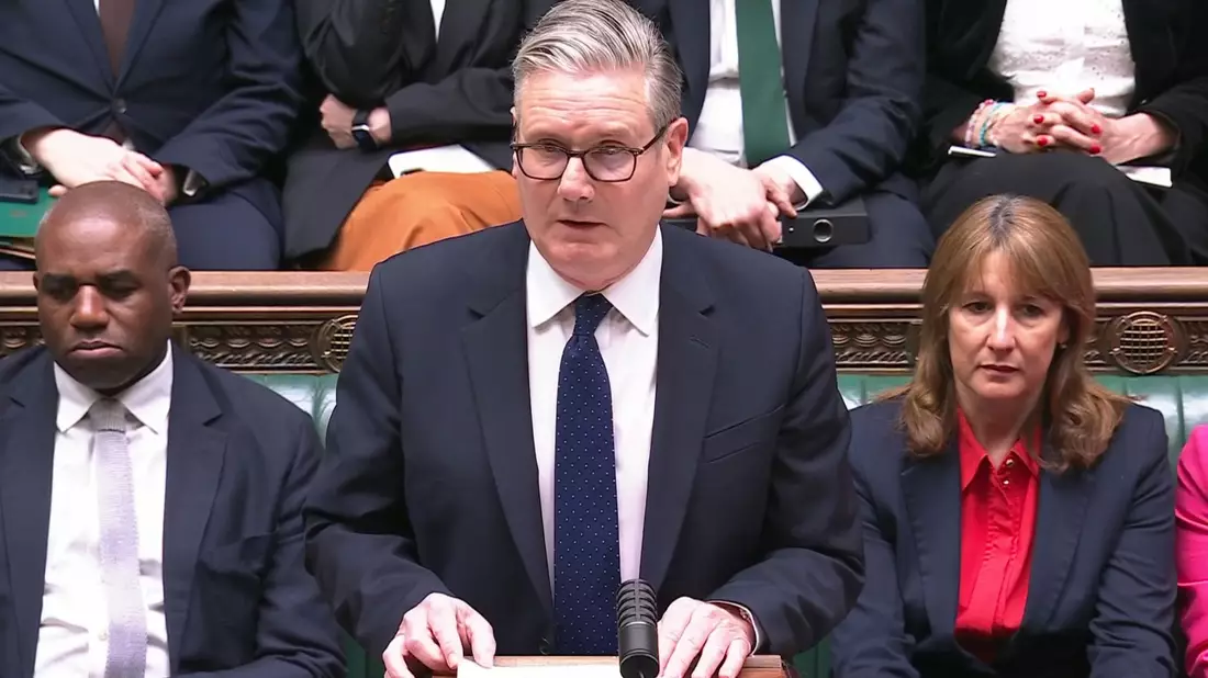 Der britische Premier Keir Starmer hat den Messerangriff in Golders Green als antisemitisch verurteilt. (Archivbild) - Bild: House Of Commons/Uk Parliament/PA Wire/dpa