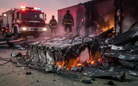 Großbrand in Sondershausen: Lithium-Ionen-Akku als Brandursache identifiziert - Foto: über boerse-global.de