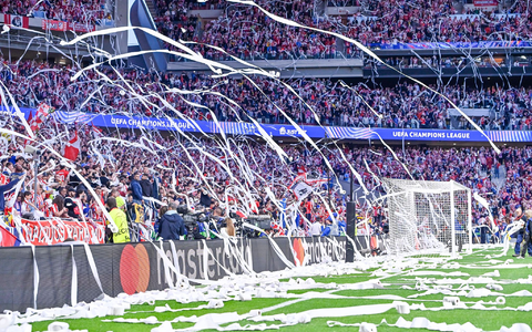 Es herrschte Hochstimmung in Madrid - zumindest vor dem Spiel.  - Foto: Oscar Manuel Sanchez/Zuma Press/dpa