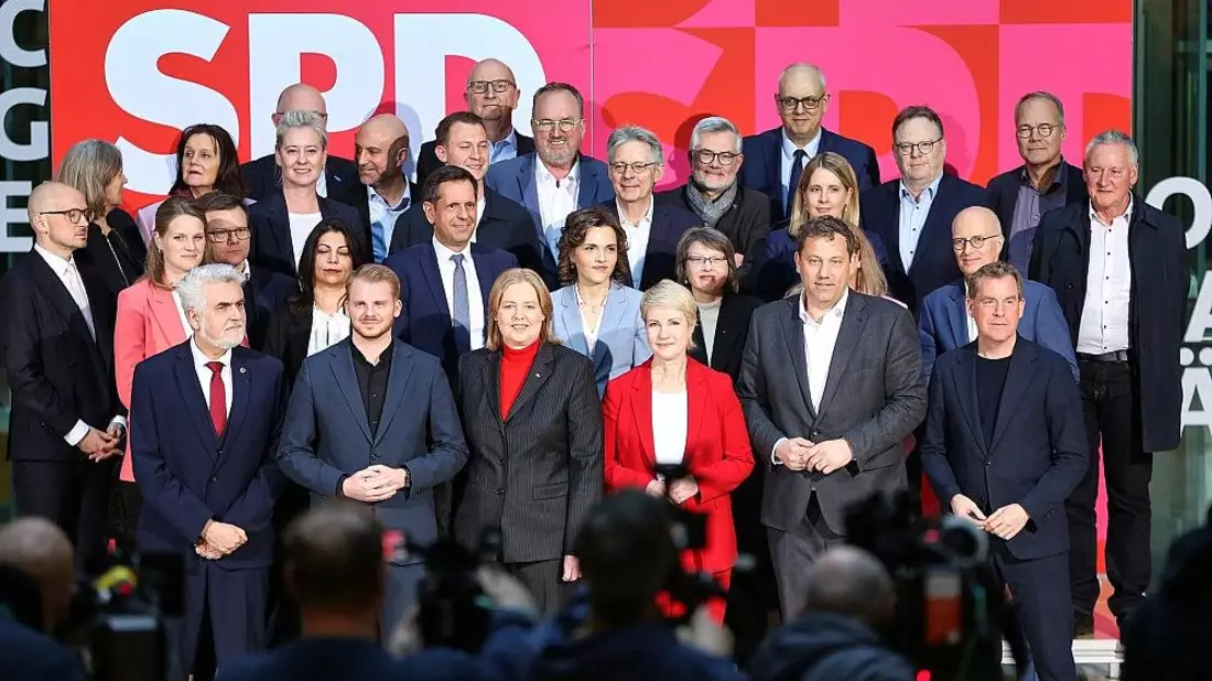 Gruppenbild nach SPD-Krisensitzung (Archiv) - Bild: via dts Nachrichtenagentur