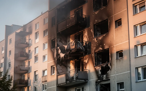 Balkonbrand in Ludwigshafen: Feuer zerstört Wohnung in Friesenheim - Foto: über boerse-global.de