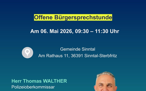 POL-OF: Offene Bürgersprechstunde mit dem Schutzmann vor Ort - Foto: presseportal.de