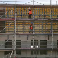 Bauarbeiter auf einer Baustelle (Archiv) - Foto: via dts Nachrichtenagentur