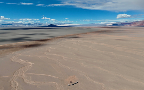 Salzsee in Argentinien - Foto: DEM - Deutsche E-Metalle AG über pressetext.de