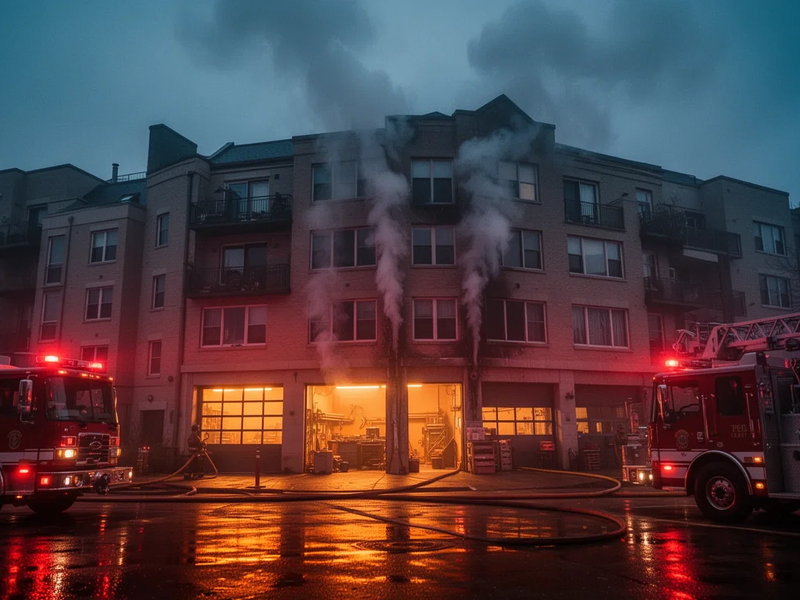 Brand in Linzer Atelier: 47 Menschen evakuiert - Foto: über boerse-global.de