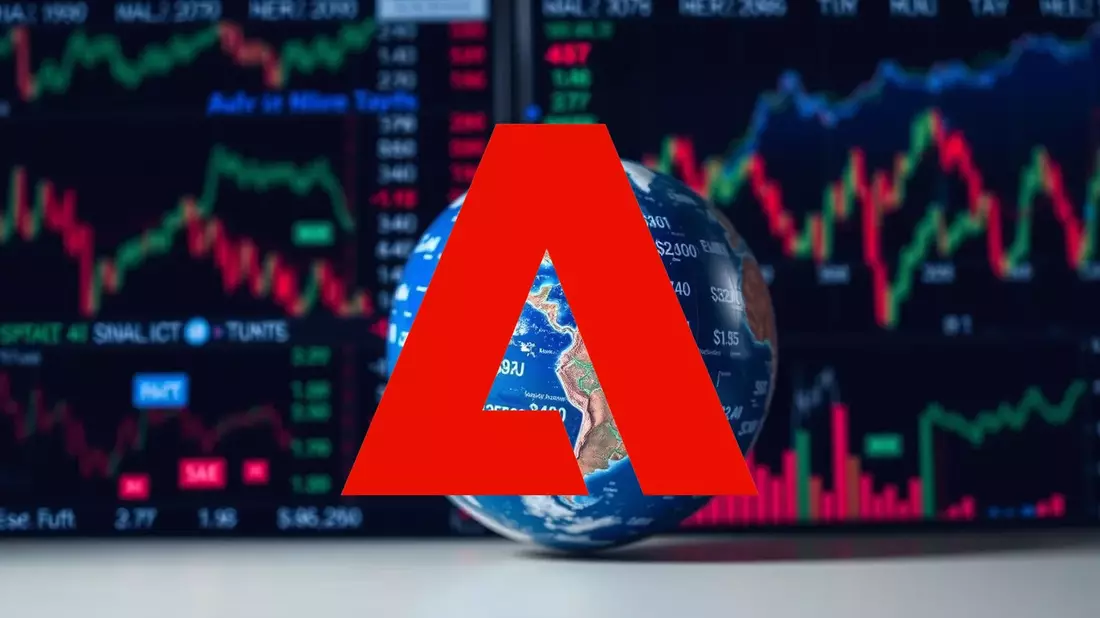 Adobe cierra la compra de Semrush por 1.900 millones: la apuesta por la IA choca con la desconfianza del mercado Illustration mit AI erstellt übermittelt durch boerse-global.de