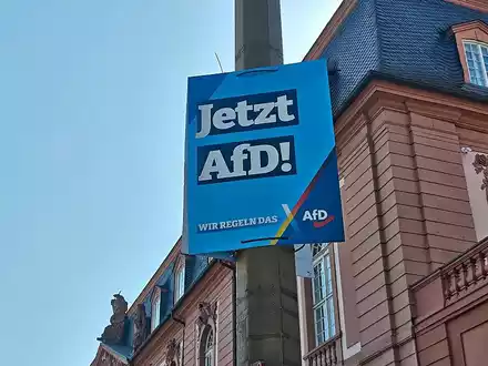 AfD-Plakat (Archiv) - Foto: via dts Nachrichtenagentur