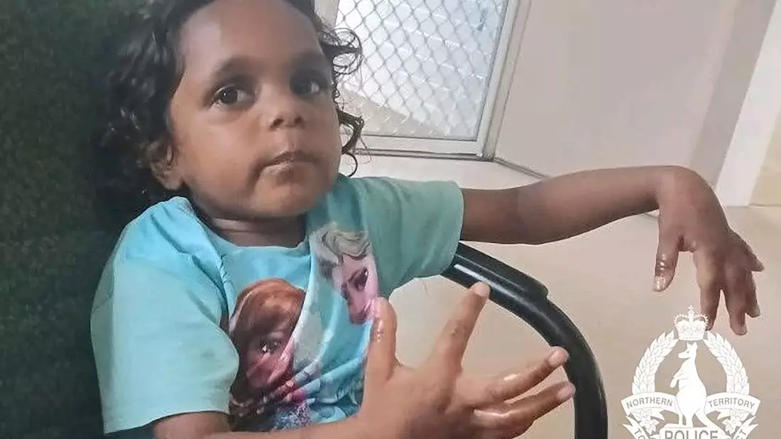 Tagelang hatte man nach dem fünfjährigen Mädchen gesucht. - Bild: -/NORTHERN TERRITORY POLICE FORCE/dpa