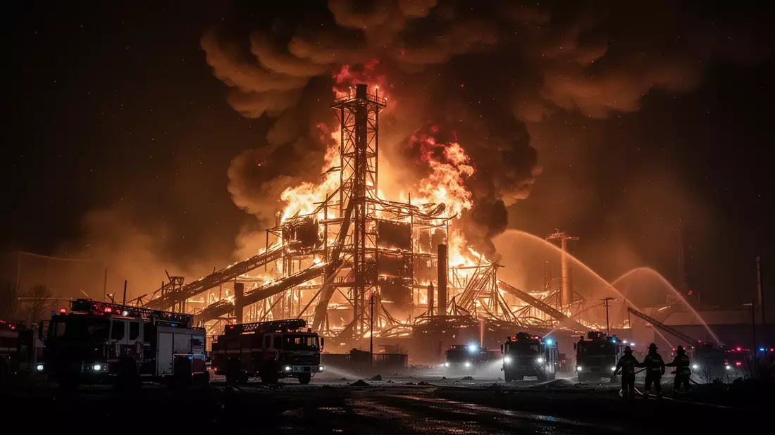 Großbrand in Bayern: Holzverarbeitung in Flammen - Bild: über boerse-global.de