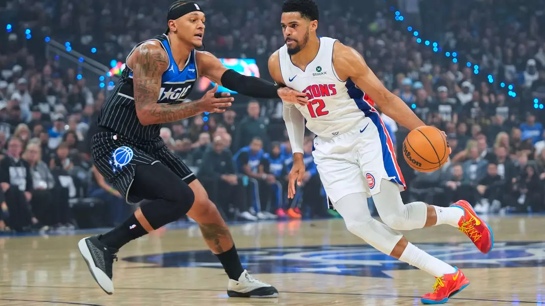 Die Orlando Magic mit Topspieler Paolo Banchero verpassten gegen Detroit auch die zweite Chance, die Serie zu beenden. - Bild: John Raoux/AP/dpa