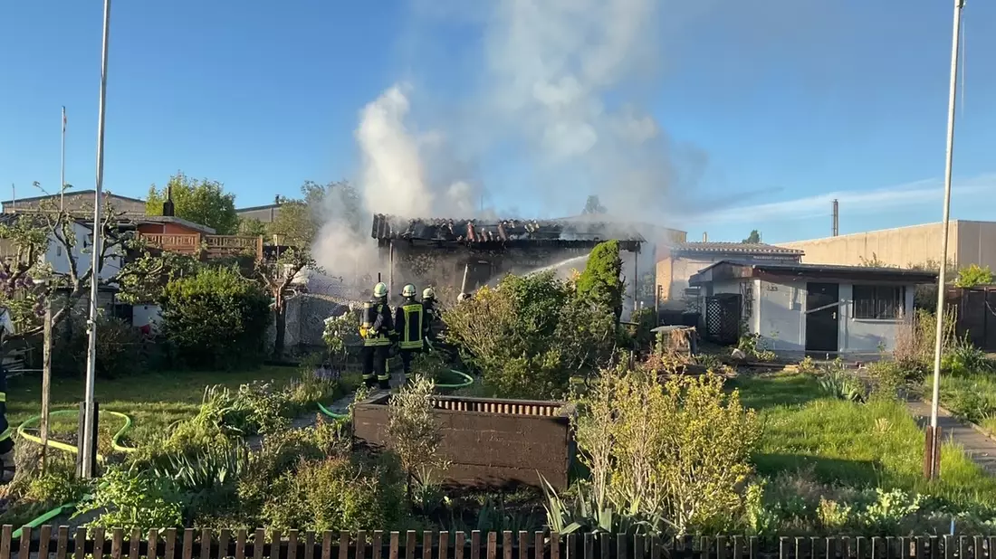 FW-DO: Brand einer Gartenlaube - Bild: presseportal.de