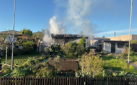 FW-DO: Brand einer Gartenlaube - Foto: presseportal.de