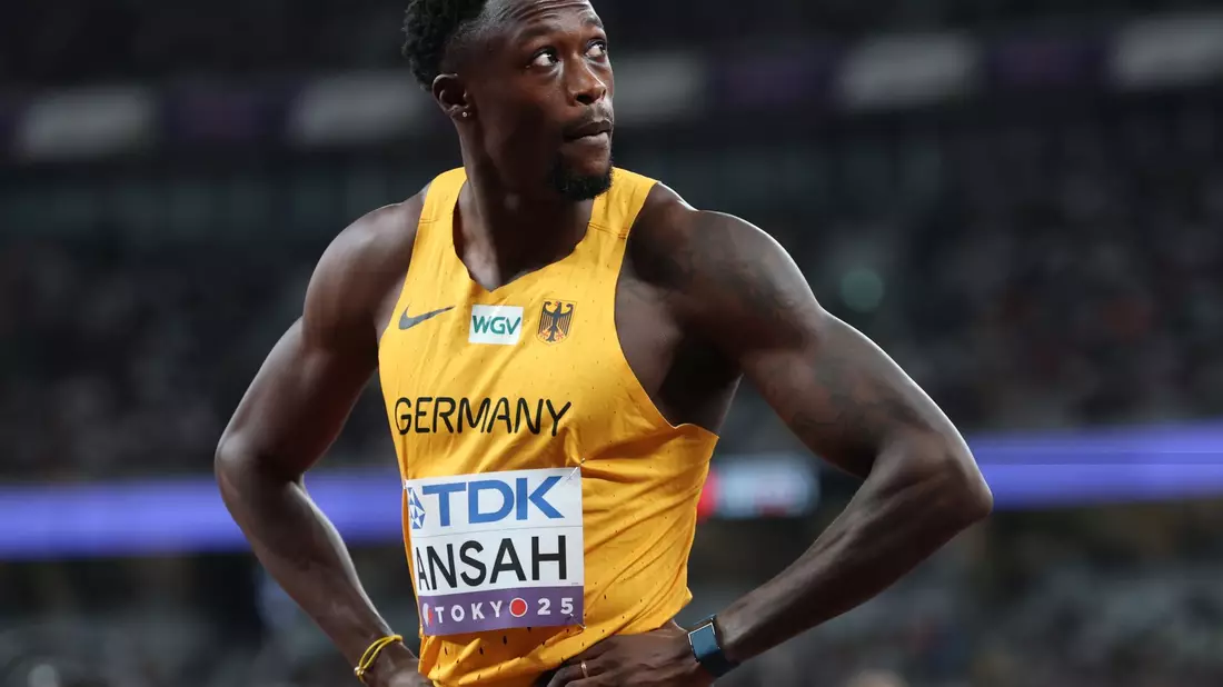 Die deutschen Sprinter um Owen Ansah verbesserten den deutschen Rekord deutlich. (Archivbild) - Bild: Oliver Weiken/dpa