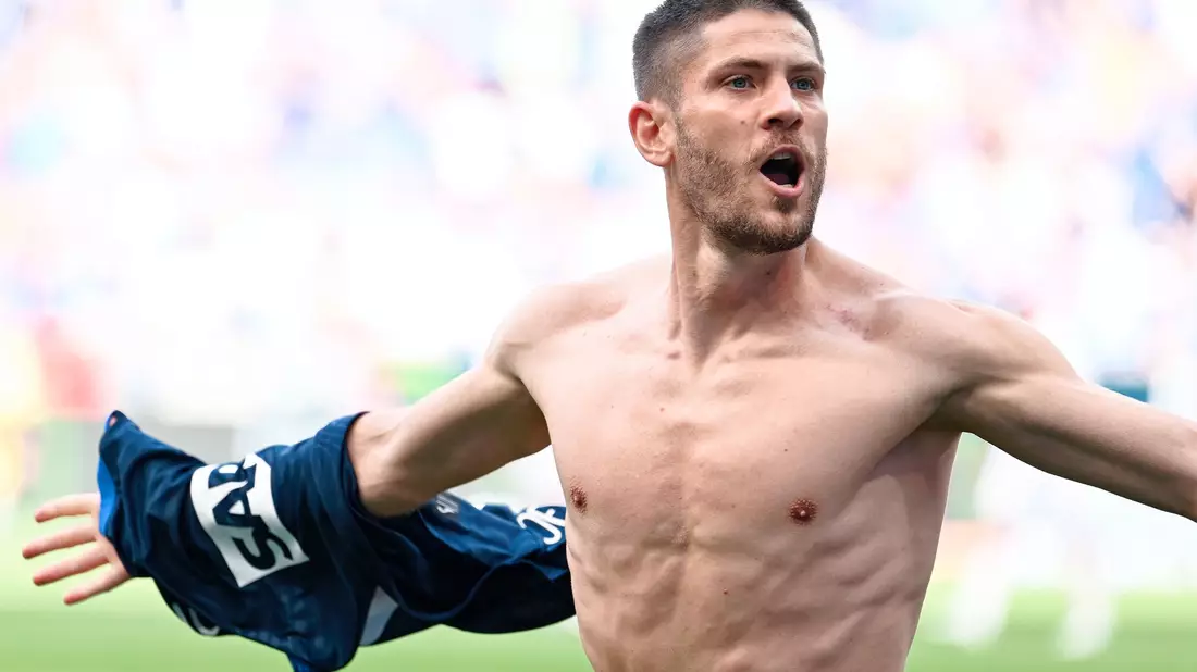 Zwei Tore gegen Stuttgart: Andrej Kramaric. - Bild: Uwe Anspach/dpa