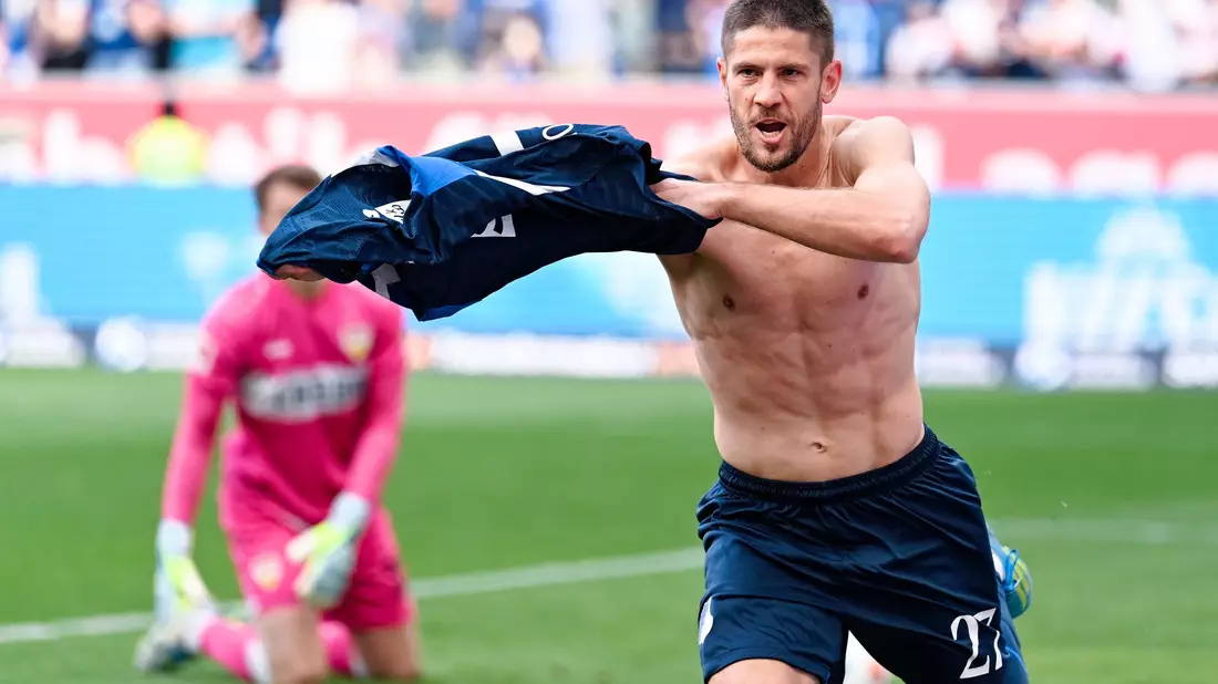 Auf Torjäger Andrej Kramaric war wieder Verlass. - Bild: Uwe Anspach/dpa