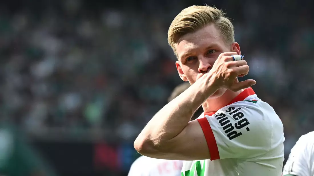 War der Matchwinner für Augsburg: Anton Kade - Bild: Carmen Jaspersen/dpa