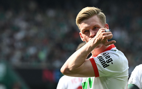 War der Matchwinner für Augsburg: Anton Kade - Foto: Carmen Jaspersen/dpa