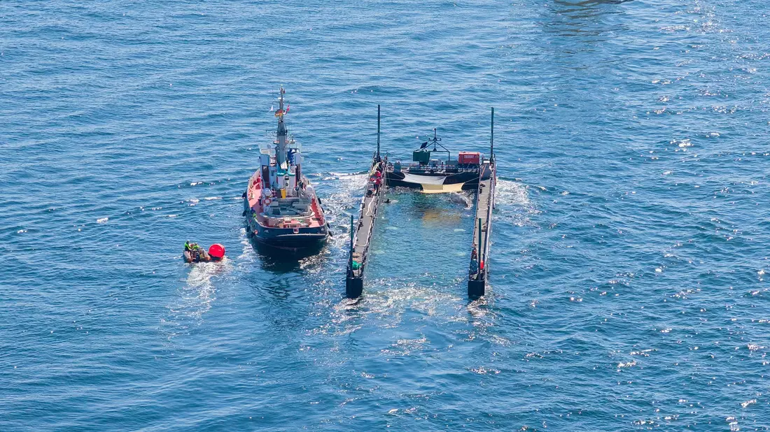 Der Konvoi befand sich am Morgen etwa 70 Kilometer von Skagen entfernt im Skagerak. - Bild: News5 / Sebastian Peters/NEWS5/dpa