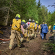 Bei Friesenhagen kämpften zeitweise mehr als 400 Kräfte gegen die Flammen. - Foto: Sascha Ditscher/dpa