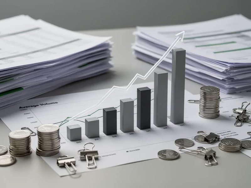 Kurrent: Durchschnittliches Volumen - Foto: über boerse-global.de