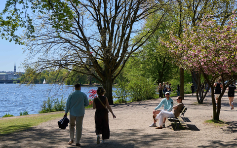 Viele Menschen nutzten das schöne Wetter für Ausflüge. - Foto: Georg Wendt/dpa