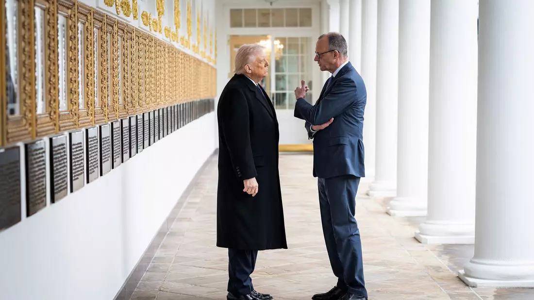 Bis vor Kurzem hatten Trump und Merz ein gutes Verhältnis. (Archivbild) - Bild: Guido Bergmann/Presse- und Informationsamt der/dpa