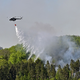 Waldbrand im Nationalpark Böhmische Schweiz: Löschhubschrauber sind im Einsatz  - Foto: Hájek Ondøej/CTK/dpa
