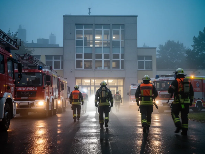 Feuerwehr-Einsatz in Freital: Großübung testet Schul-Sicherheit - Foto: über boerse-global.de