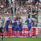 Die Mainzer bejubeln den Treffer zum 1:0 in Hamburg.  - Foto: Christian Charisius/dpa